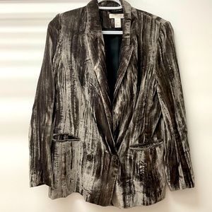H&M velvet boyfriend blazer 6US